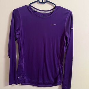 Nike Purple Long Sleeve Shirt